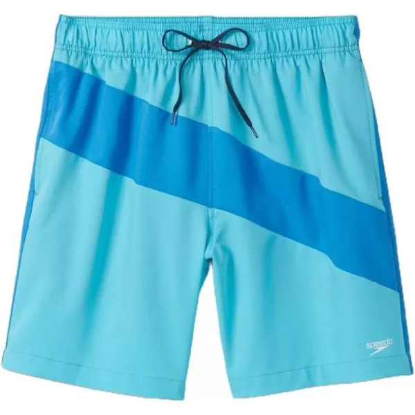 Speedo Mens 75 Volley Swim Trunks Blue Atoll