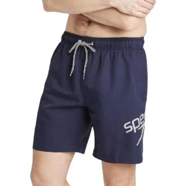 Speedo Mens 8 Volley Swim Trunks Navy