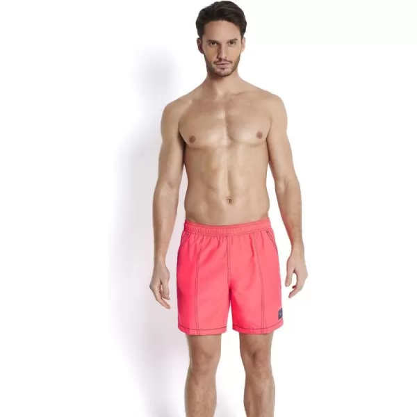 Speedo Mens Checked Swim ShortsRed