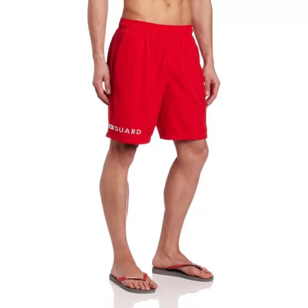 Speedo Mens Guard Swimsuit Trunk Volley19 Speedo Red