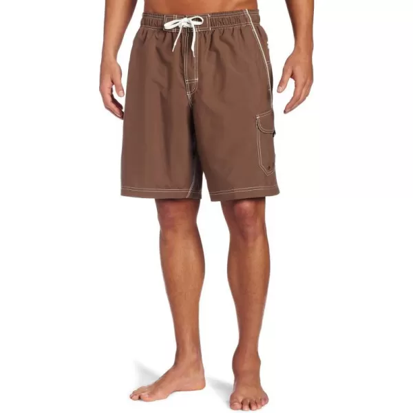 Speedo Mens Marina Swim TrunkManufacturer DiscontinuedBrown