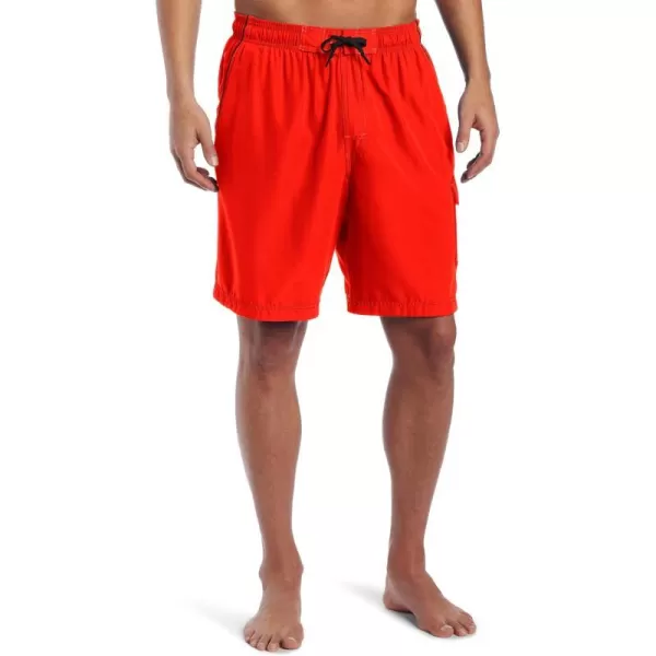 Speedo Mens Marina Swim TrunkManufacturer DiscontinuedFiesta Red