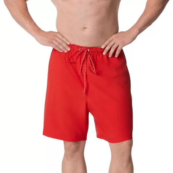 Speedo Mens Swim Trunk Big and Tall Redondo High Risk Red 3XLargeSpeedo Mens Swim Trunk Big and Tall Redondo High Risk Red 3XLarge