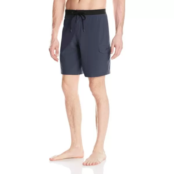 Speedo Mens Swim Trunk Knee Length Boardshort Stretch TechDiscontinuedSwim Trunk Knee Length Boardshort Stretch Tech  Manufacturer Discontinued Deep Steel