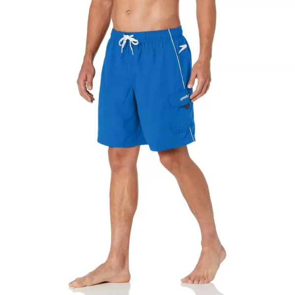 Speedo Mens Swim Trunk Knee Length Marina VolleyClassic BlueWhite