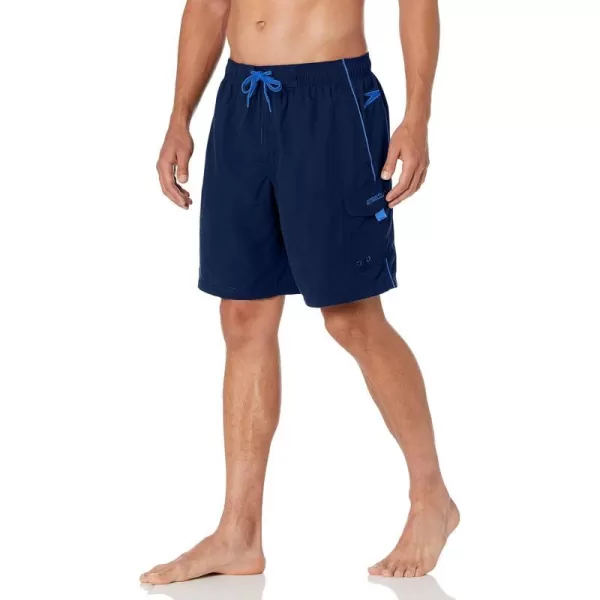 Speedo Mens Swim Trunk Knee Length Marina VolleySpeedo Navy