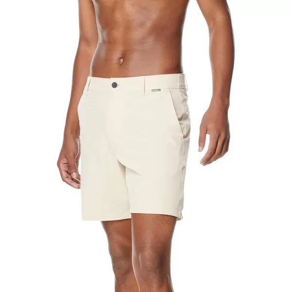 Speedo Mens Swim Trunk Mid Length Hybrid ShortKhaki