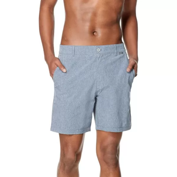 Speedo Mens Swim Trunk Mid Length Hybrid ShortPeacoat