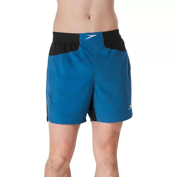 Speedo Mens Swim Trunk Short Length Fitness TrainingAtlantic Blue