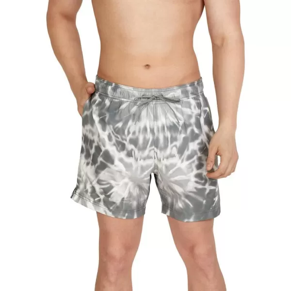 Speedo Mens Swim Trunk Short Length Redondo Comfort Liner PrintTides Monument