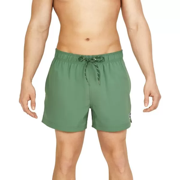 Speedo Mens Swim Trunk Short Length Redondo SolidDark Ivy