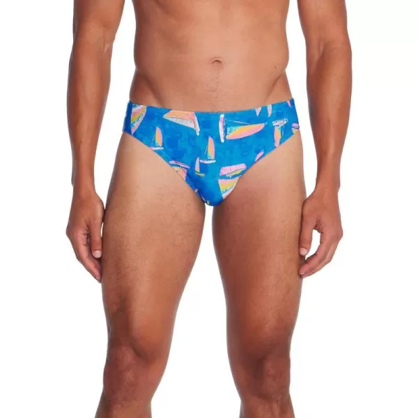 Speedo Mens Swimsuit Brief Eco Flex 2 Outseam BeachstarSunday Afternoon