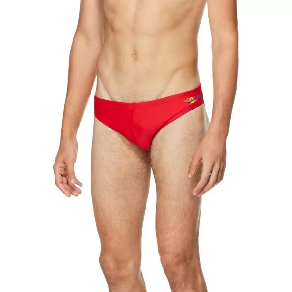 Speedo Mens Swimsuit Brief PowerFlex Eco SolarBittersweet