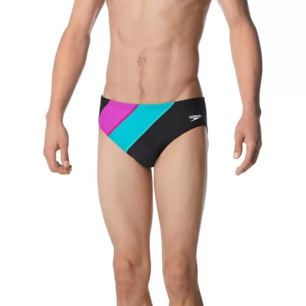 Speedo Mens Swimsuit Brief PowerFlex Eco SolarBlock Porcelain