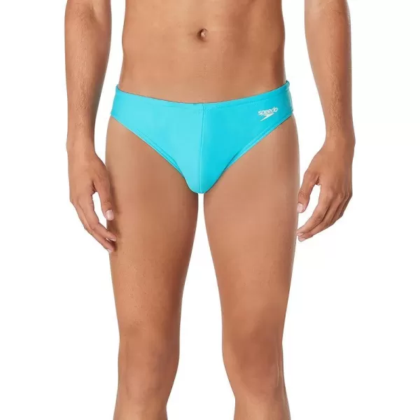 Speedo Mens Swimsuit Brief PowerFlex Eco SolarScuba Blue