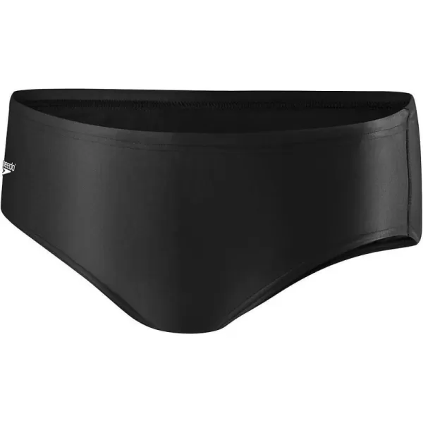 Speedo Mens Swimsuit Brief Powerflex Eco Solid Adult  DiscontinuedNew Black