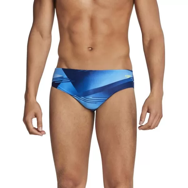 Speedo Mens Swimsuit Brief ProLT Printed Team ColorsSpeedo Mens Swimsuit Brief ProLT Printed Team Colors