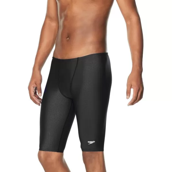 Speedo Mens Swimsuit Jammer Eco ProLT Printed Team ColorsHex Anthracite Black