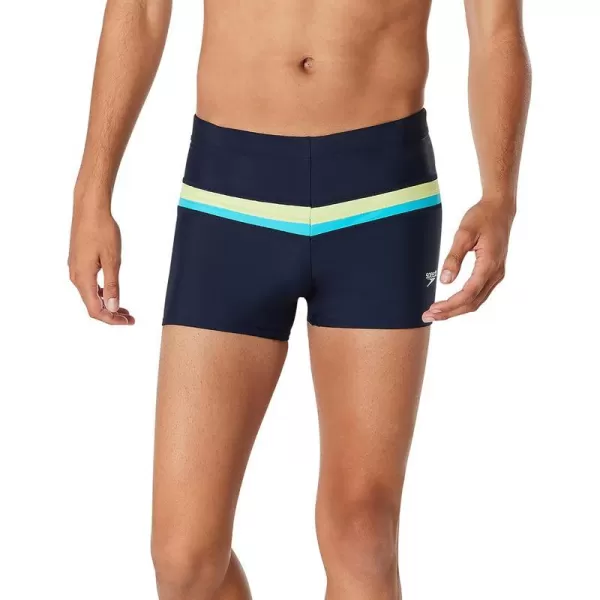 Speedo Mens Swimsuit Square Leg Eco Flex BeachstarBlock Peacoat