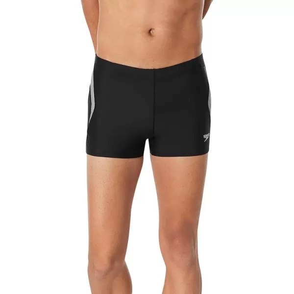 Speedo Mens Swimsuit Square Leg Eco Flex BeachstarSplice Anthracite