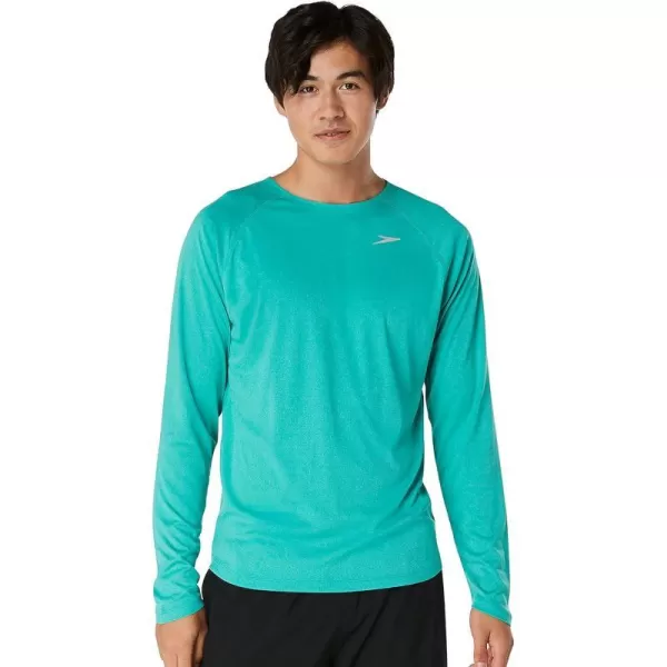 Speedo Mens Uv Swim Shirt Long Sleeve Fitness RashguardNavigate