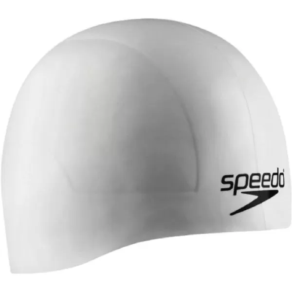 Speedo Swim Cap  Aqua V Flat Pack Swim CapWhite