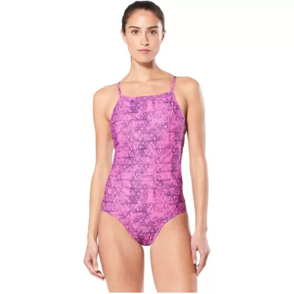 Speedo Turnz Flash BackBlush Pink Polyester