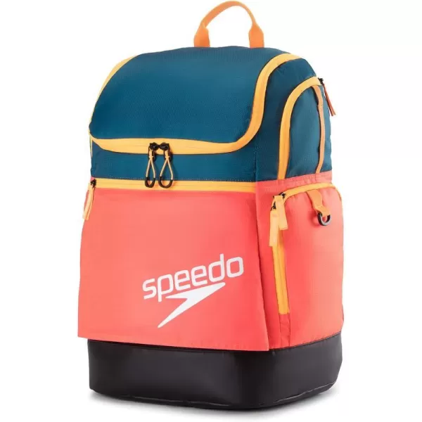 Speedo Unisex Large Teamster 20 Backpack 35Liter Rainbow PrideFiery CoralCrystal Teal 20