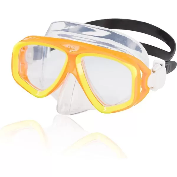 Speedo UnisexAdult Adventure Swim MaskOrioleClear