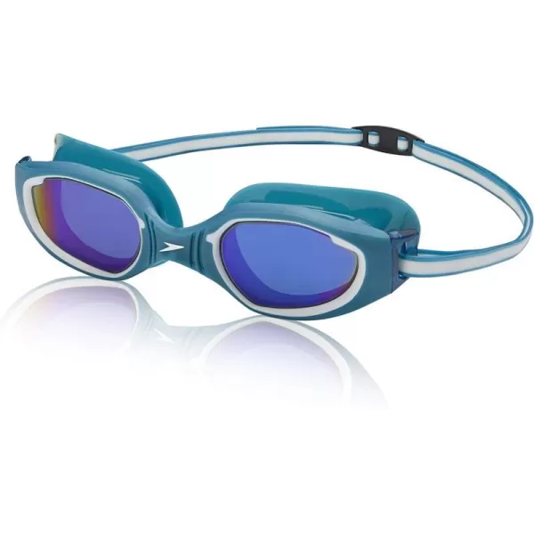 Speedo UnisexAdult Swim Goggles Hydro ComfortMirrored Ocean DepthsCobalt