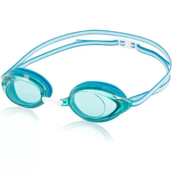 Speedo UnisexAdult Swim Goggles VanquisherEnamel BlueJade