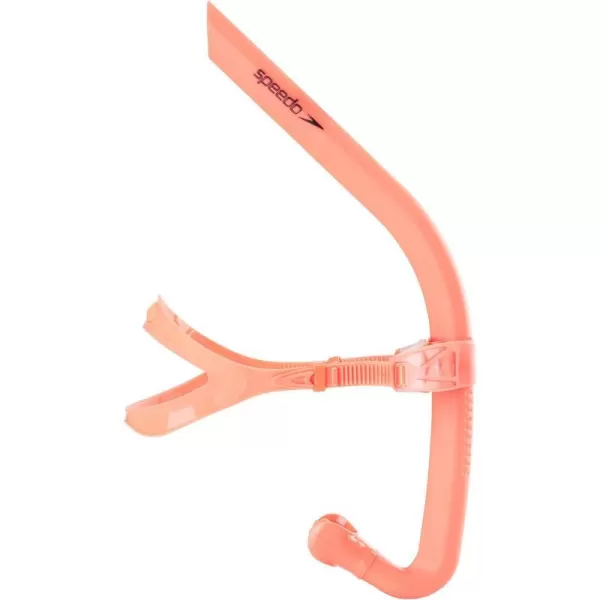 Speedo UnisexAdult Swim Training Snorkel Bullet HeadFiery Coral