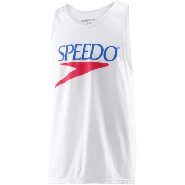 Speedo UnisexAdult Tank Top Sleeveless Vintage Crew NeckSpeedo UnisexAdult Tank Top Sleeveless Vintage Crew Neck