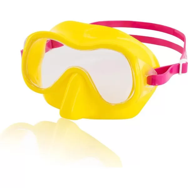 Speedo UnisexChild Adventure Swim Mask KidsBlazing YellowClear