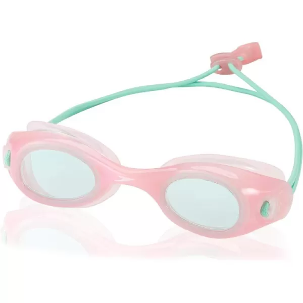 Speedo UnisexChild Swim Goggles Hydrospex Bungee Junior Ages 38BlushJade