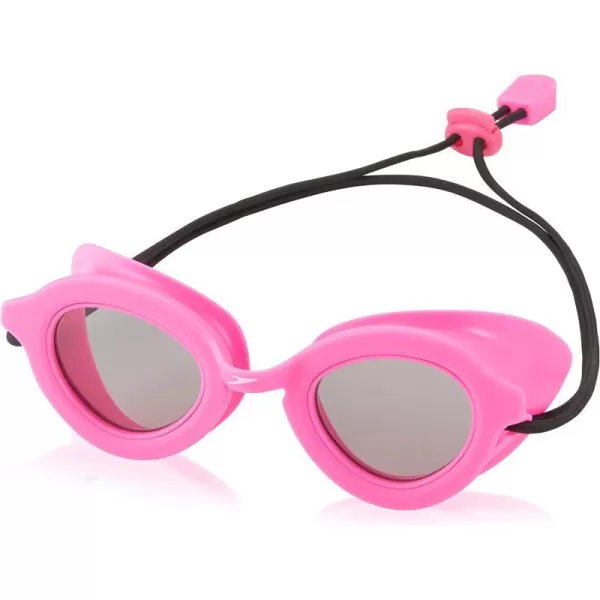 Speedo UnisexChild Swim Goggles Sunny G Ages 38Hot PinkSmoke