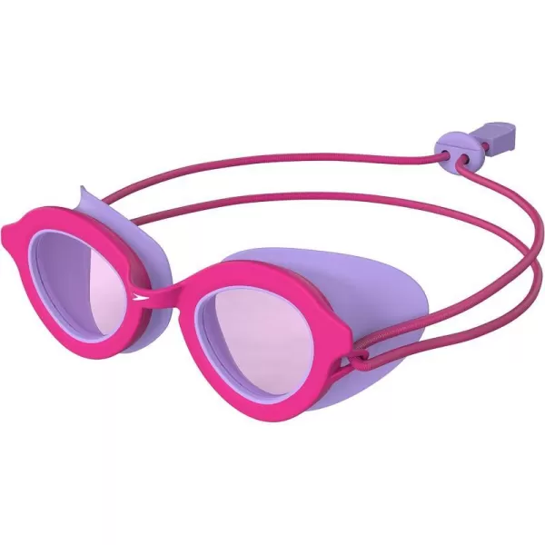 Speedo UnisexChild Swim Goggles Sunny G Ages 38Pink YarrowVermillion