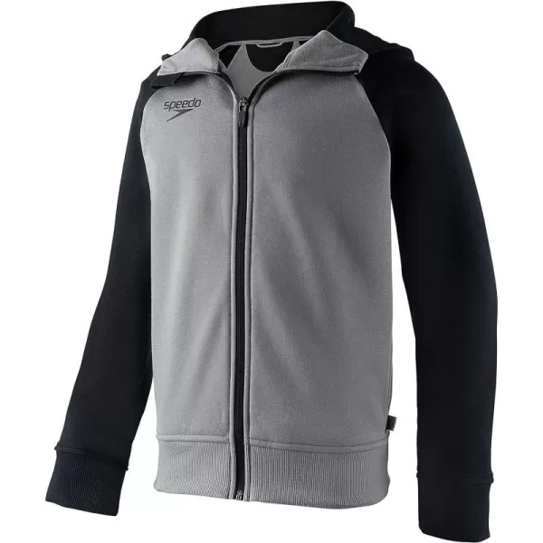 Speedo Unisexchild Sweatshirt Full Zip Hooded Jacket Team Warm UpMonument