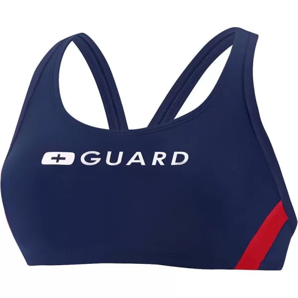 Speedo Womens Guard Sport Bra Swimsuit TopSpeedo Navy