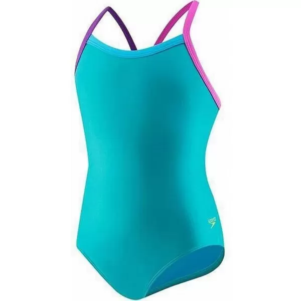 Speedo Womens Swimsuit One Piece Prolt Propel Back SolidUltra Blue