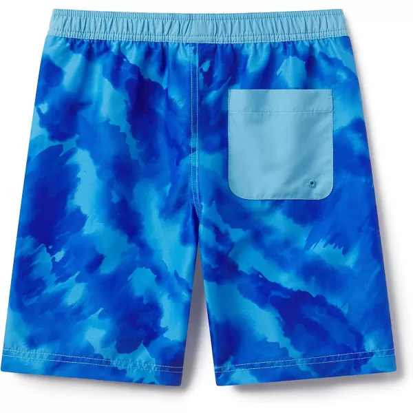 Speedo Boys Swim Trunk Knee Length Boardshort EBoard PrintedSea Basin Beach Glass