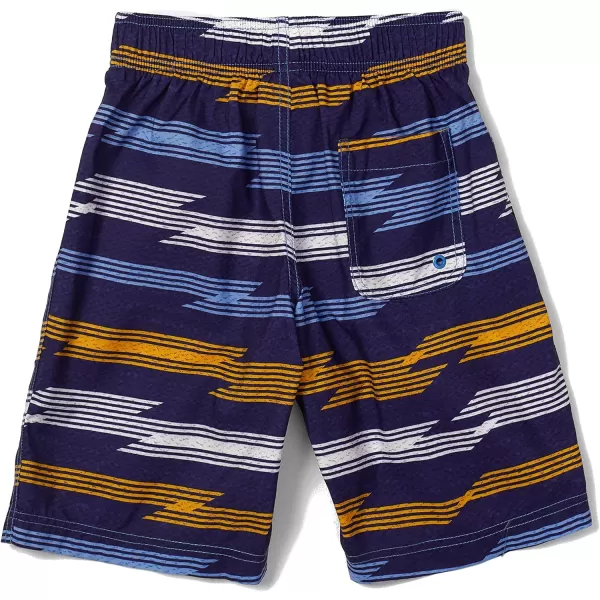Speedo Boys Swim Trunk Knee Length Boardshort EBoard PrintedSea Ridge Peacoat