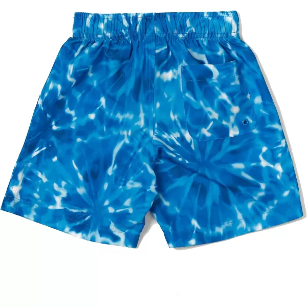 Speedo Boys Swim Trunk Mid Length Redondo PrintedElectric Blue Lemonade