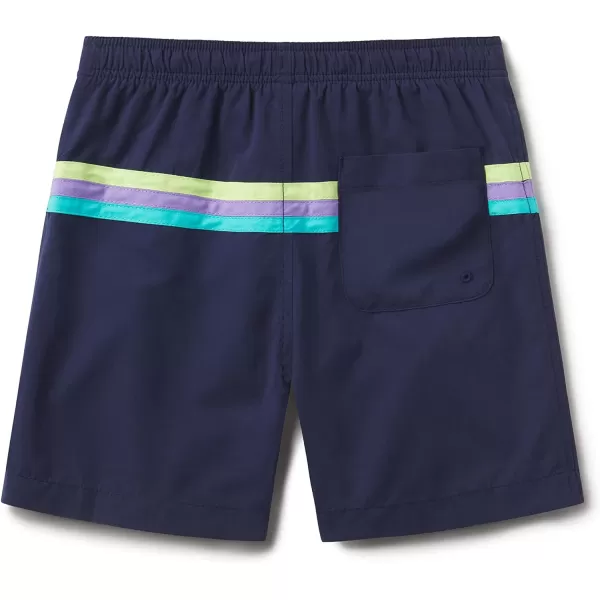 Speedo Boys Swim Trunk Mid Length Redondo PrintedHorizontal Peacoat