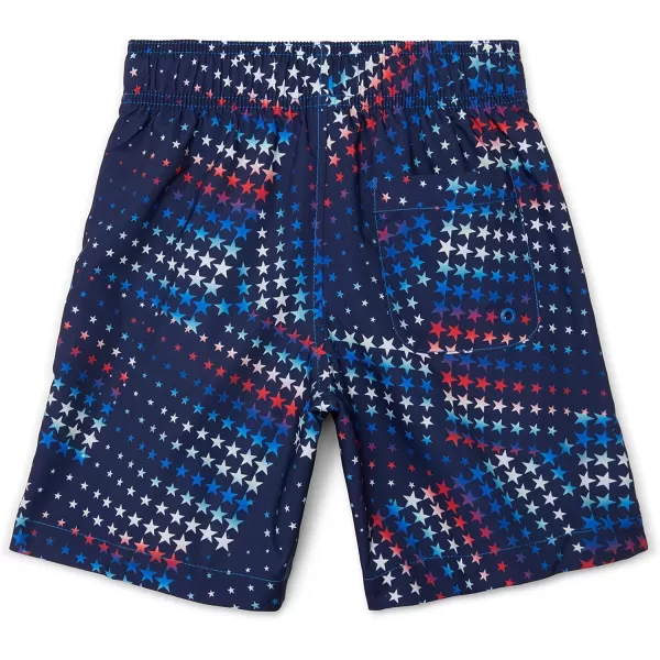 Speedo Boys Swim Trunk Mid Length Redondo PrintedStarry Medieval Blue