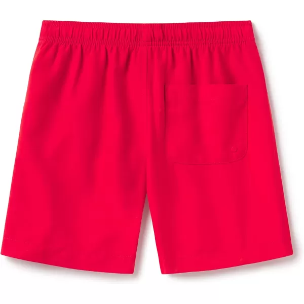 Speedo Boys Swim Trunk Mid Length Redondo Solid2023 High Risk Red