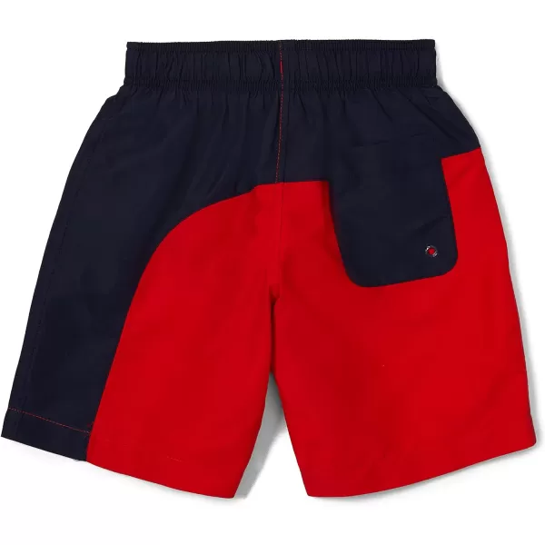 Speedo Boys Swim Trunk Mid Length Redondo SolidBlock High Risk Red