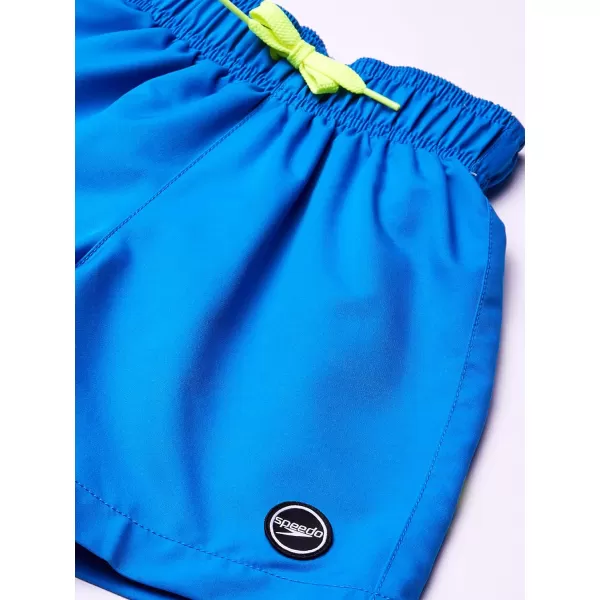 Speedo Boys Swim Trunk Mid Length Redondo SolidBlue Lemonade