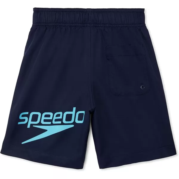 Speedo Boys Swim Trunk Mid Length Redondo SolidMedieval Blue