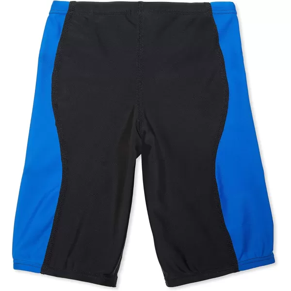 Speedo Boys Swimsuit Jammer Begin to Swim SolidSpeedo BlackBlue
